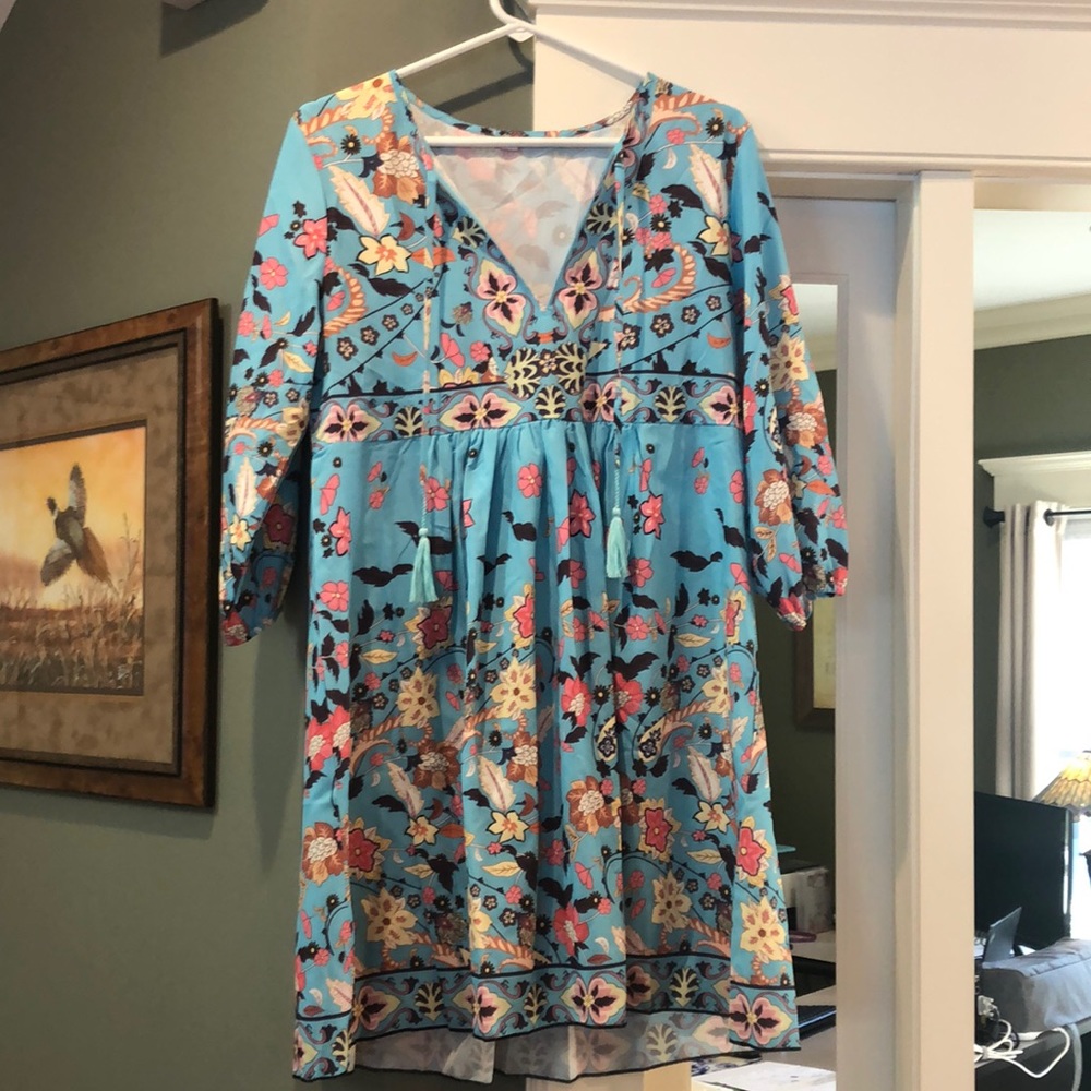 Boho print dress